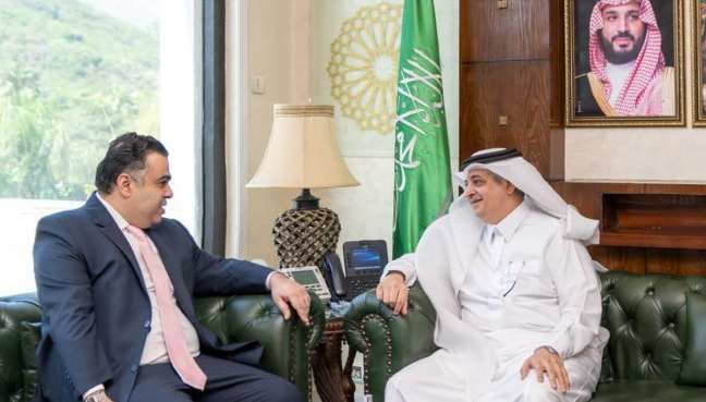 Fahd Haroon Meets Nawaf to Discuss Digital Media Landscape