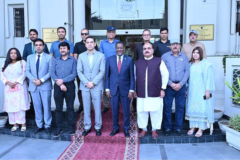 Ambassador Hussein Oba Meets Business Community at SCCI