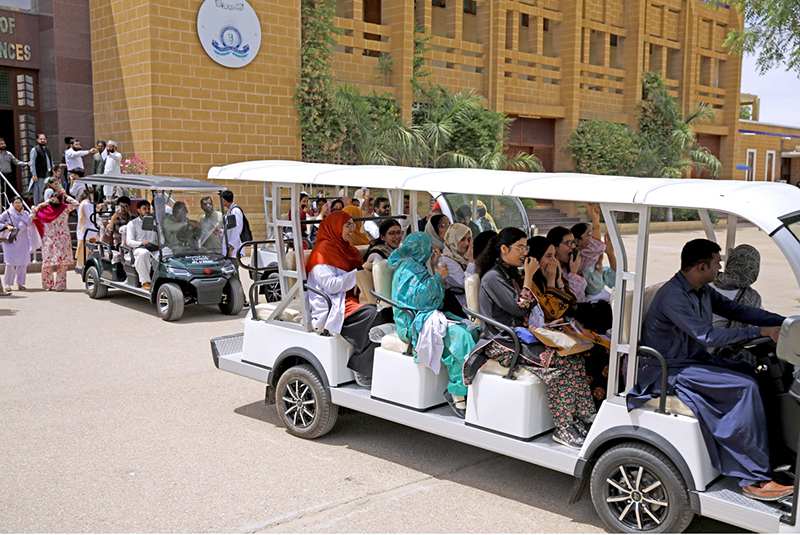 Newly Launched Electric Shuttle Service Enhances Mobility for LUMHS Community