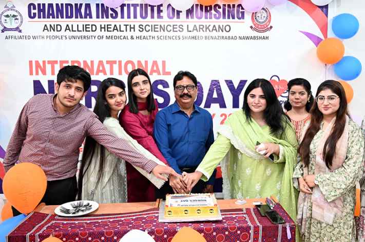 International Nursing Day Celebrated with Cake Cutting Ceremony