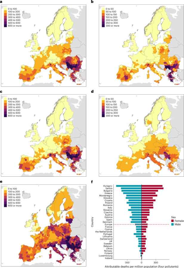 Air Pollution Linked to 146,500 Premature Deaths in Europe Each Year