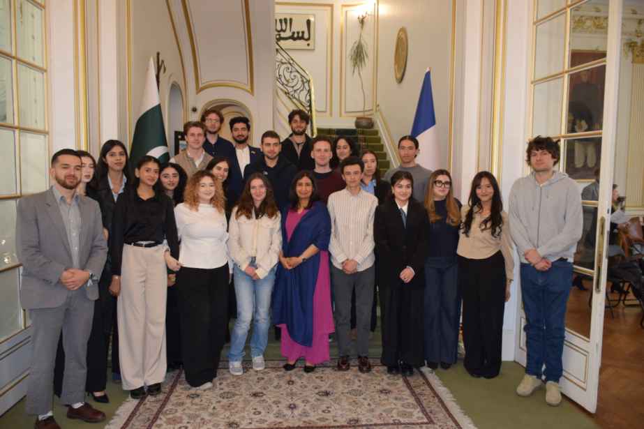 Pakistan Embassy in Paris Hosts CINUP Students for Multilateral Diplomacy Discussion