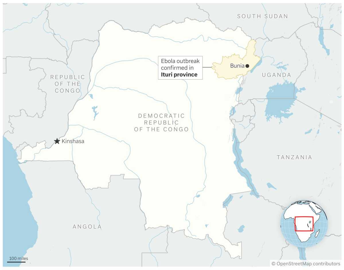 What to know about new Ebola outbreak that has killed 65 people in Congo