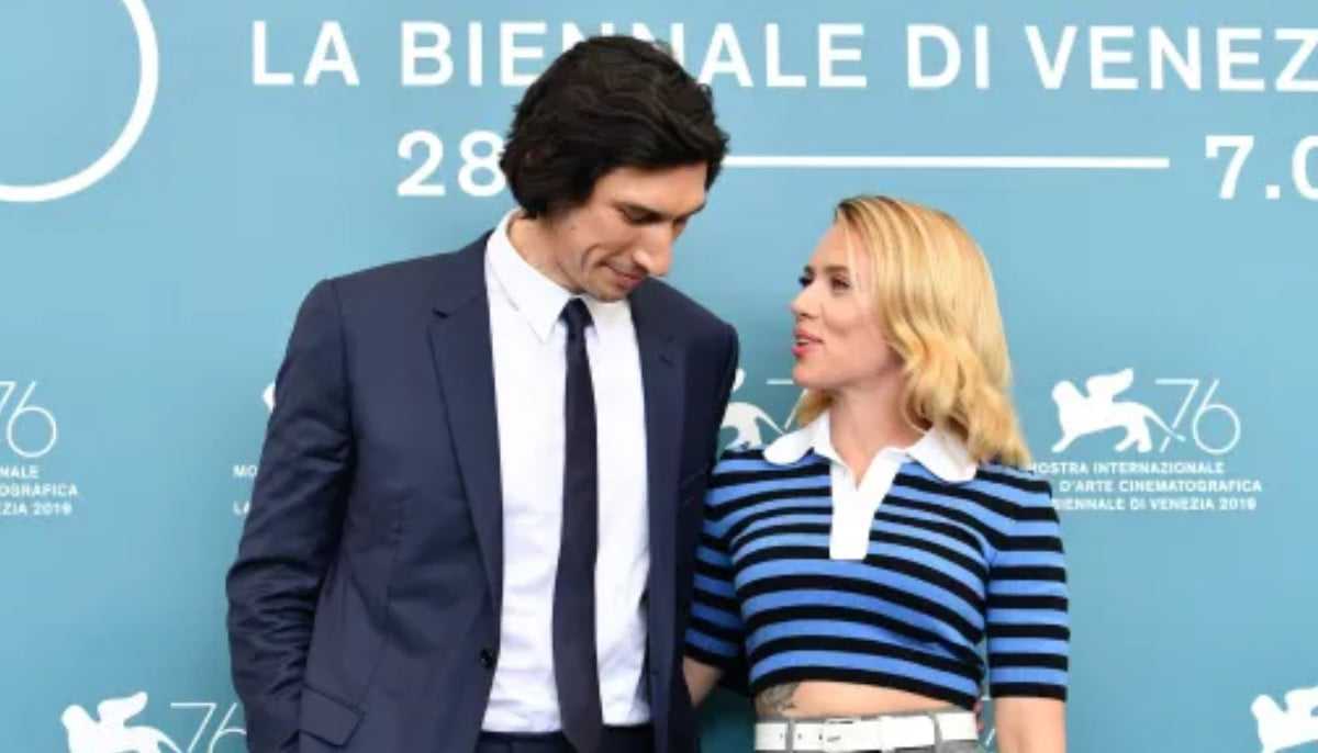 Scarlett Johansson Reunites With Adam Driver