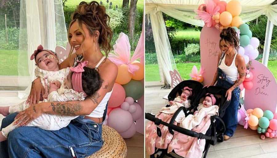Jesy Nelson Calls Twins 'Strongest Little Fighters' in Birthday Tribute