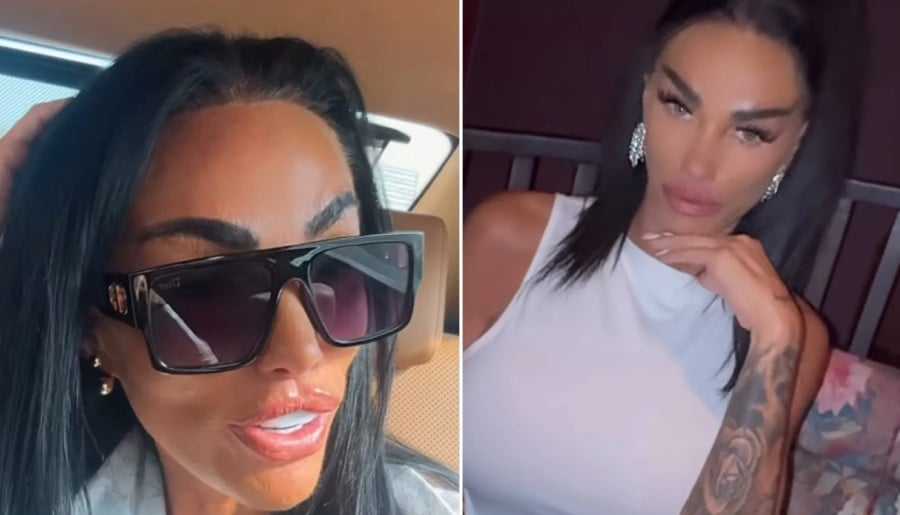 Katie Price Finds Distraction From Marriage Melodrama With Eurovision Night