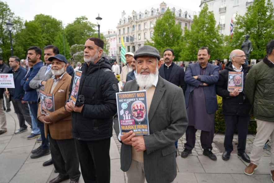 Modi’s ‘Statesman’ Image Shattered as Kashmiris Protest Oppression in Norway