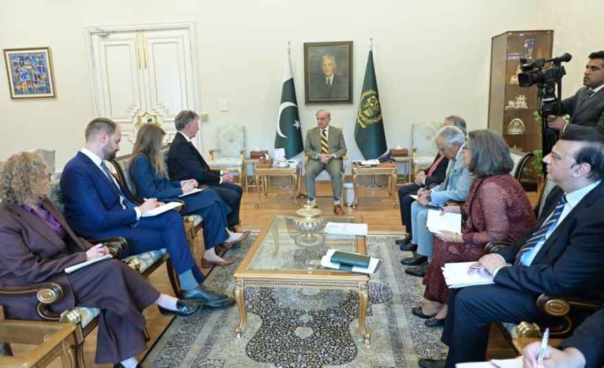 Prime Minister Shehbaz Sharif Meets UK National Security Adviser Jonathan Powell to Discuss Key Issues