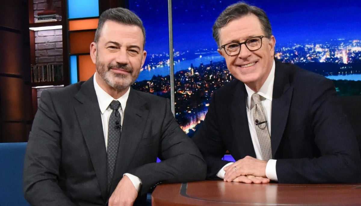 Jimmy Kimmel Fires Back Ahead of Stephen Colbert's Final Goodbye