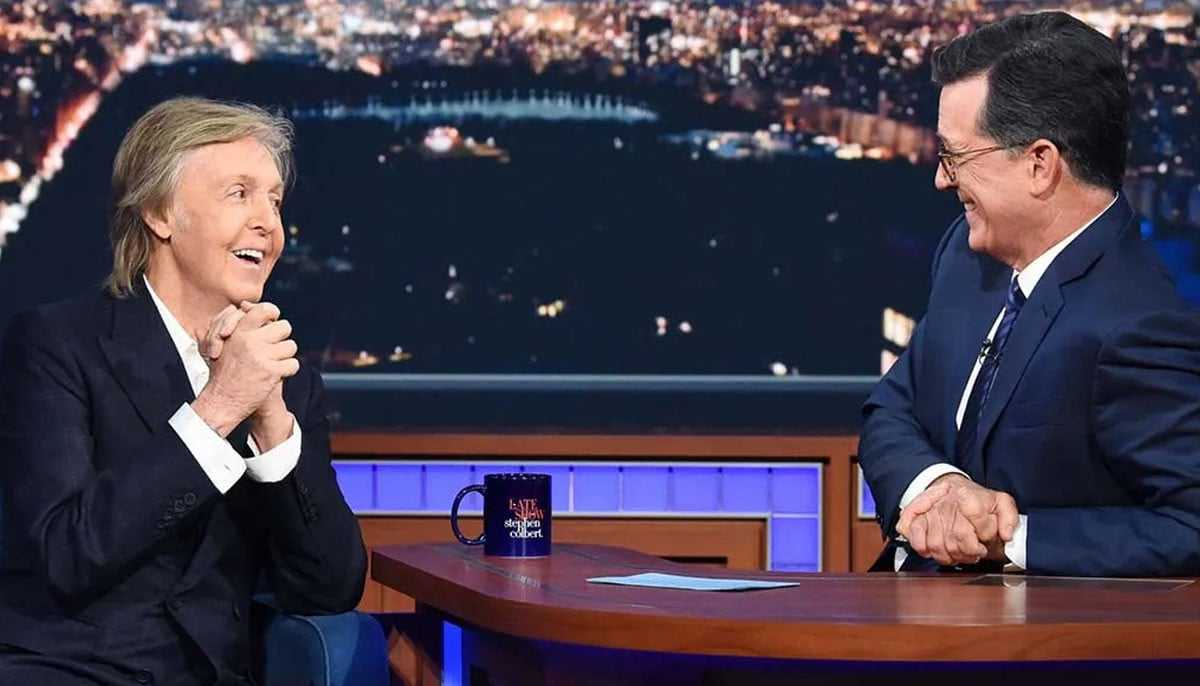 Stephen Colbert Ends 'The Late Show' Run with Beatles' Paul McCartney