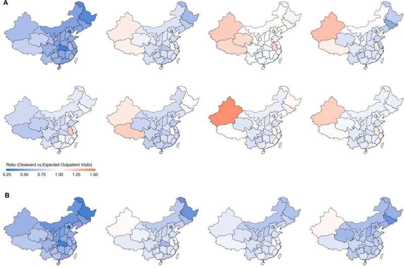 China's health care use has not fully recovered after Zero-COVID policy, with rural regions lagging most