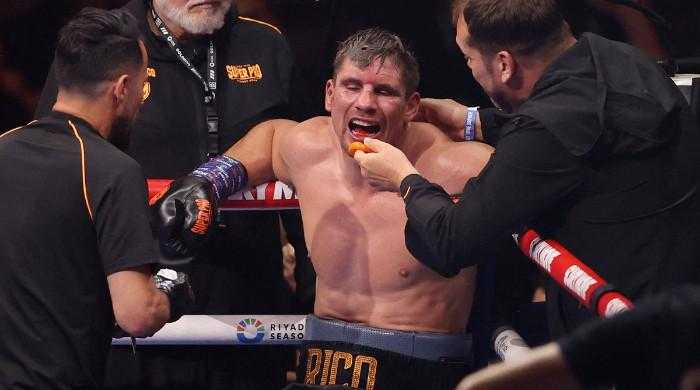 Rico Verhoeven reacts after controversial defeat to Oleksandr Usyk