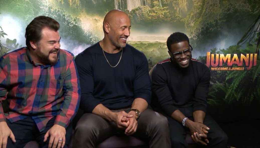 Dwayne Johnson, Kevin Hart, Jack Black Shine at 2017 London Premiere of 'Jumanji: Welcome to the Jungle'