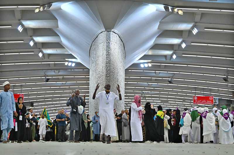 Pilgrims Commence Rami Al-Jamarat Ritual at Jamarat Complex Amid Robust Security Measures During Final Days of Hajj 1447 AH