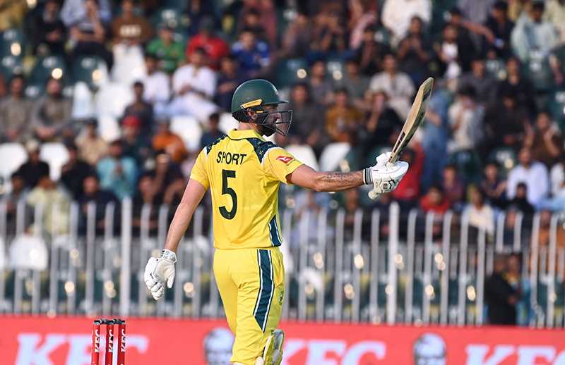 Matt Short Scores Half Century in First ODI Between Pakistan and Australia