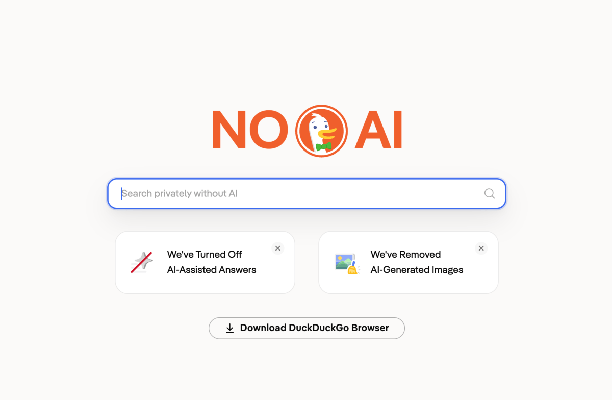 DuckDuckGo Launches 'No AI' Web Extensions for Chrome and Firefox Users Amid Rising Traffic
