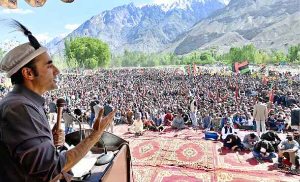 Bilawal Bhutto Zardari Addresses Election Rally in Gilgit-Baltistan’s Shigar District