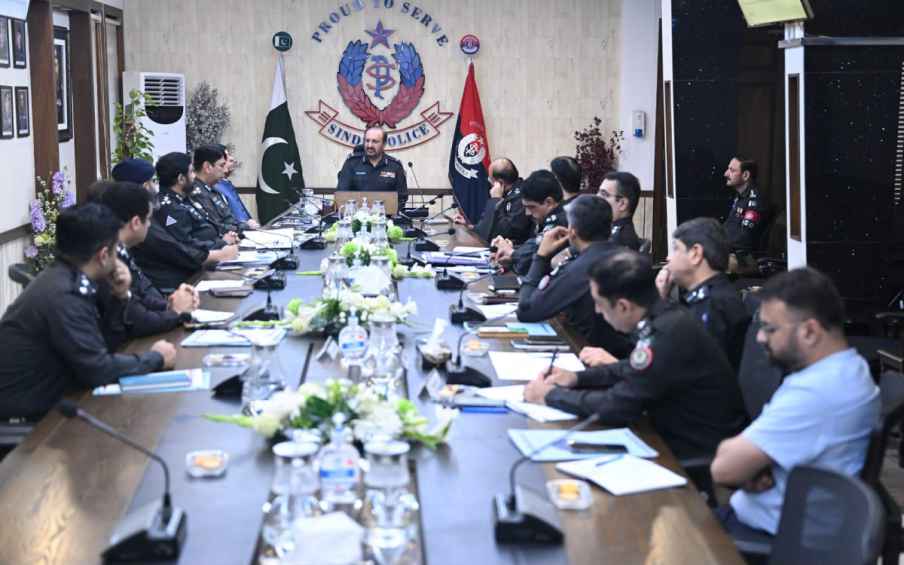 Sindh Police Chief Javed Alam Odho Reviews Departmental Performance, Emphasizes Administrative Reforms and Efficiency