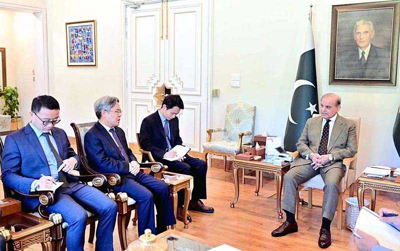 Chinese Ambassador H.E. Jiang Zaidong Meets with Pakistani Prime Minister Shehbaz Sharif