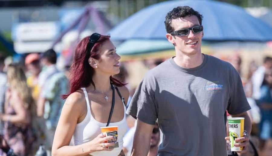 Newlyweds Dua Lipa, Callum Turner Tone Up During Wedding Getaway