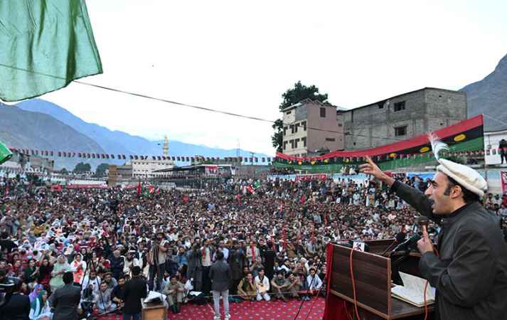 Bilawal Bhutto Zardari Addresses Crowds in Campaign for Gilgit-Baltistan Legislative Assembly Elections