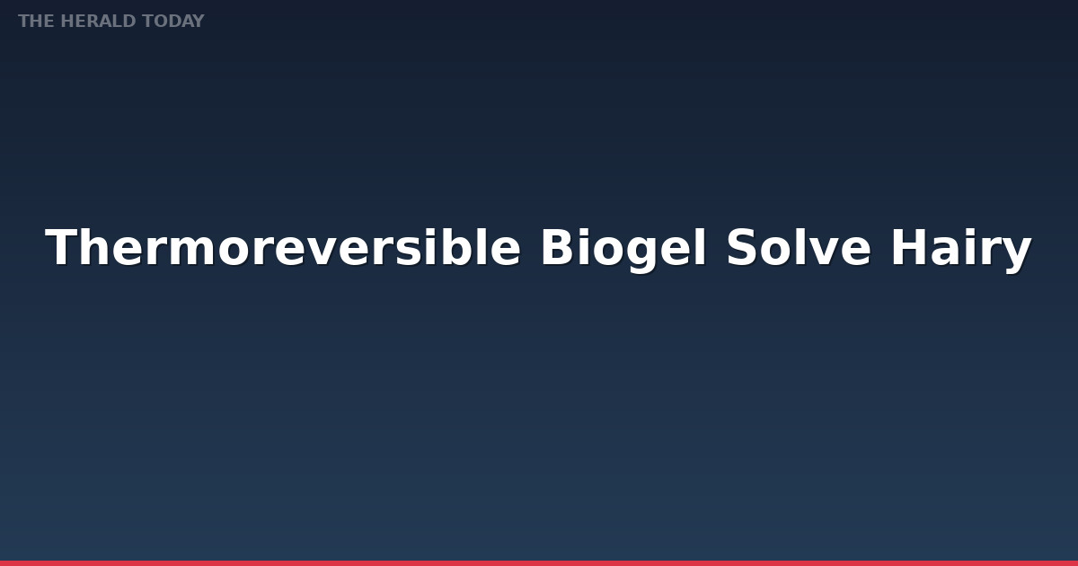 Thermoreversible biogel may solve a hairy problem for wearable brain-monitoring systems