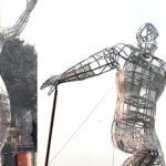 Gaddafi Stadium Prepares for Champions Trophy with New ‘Runner Man’ Sculpture