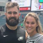 Kylie Kelce shares experiences with a new baby at night.