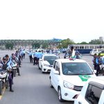 Islamabad Police Holds Flag March to Express Solidarity with Pakistan Armed Forces on Youm-e-Tashakur