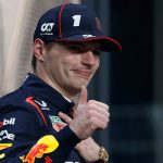 Verstappen celebrates the birth of his first child