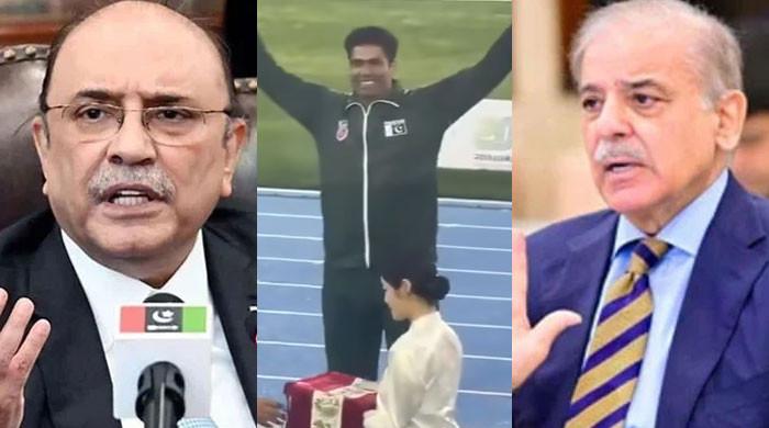 Zardari, PM Shehbaz Congratulate Arshad Nadeem on Asian Athletics Triumph