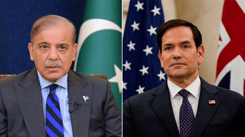 PM Shehbaz Sharif and US Secretary of State Marco Rubio Discuss Bilateral & Regional Peace