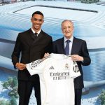 Alexander-Arnold greets fans in Spanish during Real Madrid presentation