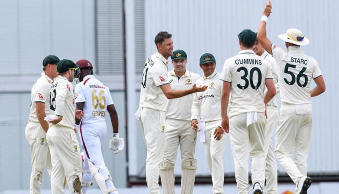 Australia dominates West Indies, Hazlewood and Head star in three-day Test victory