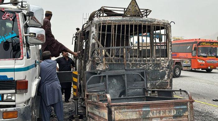 Balochistan Bus Fire Claims Five Lives