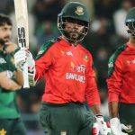 Bangladesh reaches 196-6 against Pakistan, powered by Parvez Hossain Emon’s fifty