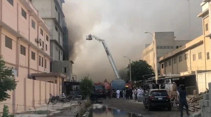 Karachi factory fire continues to rage after 31 hours