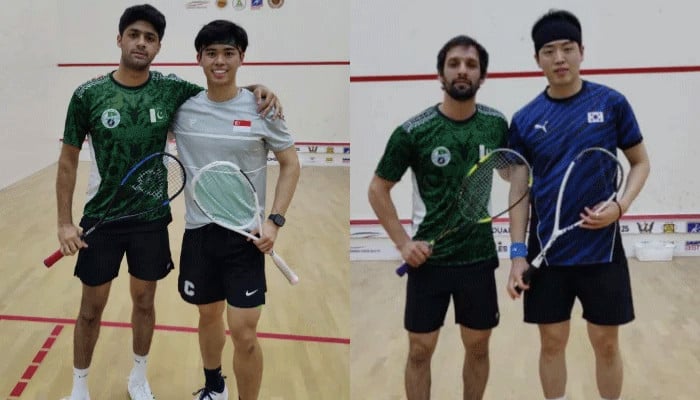 Noor and Nasir of Pakistan Dominate South Korea in Asian Doubles Start
