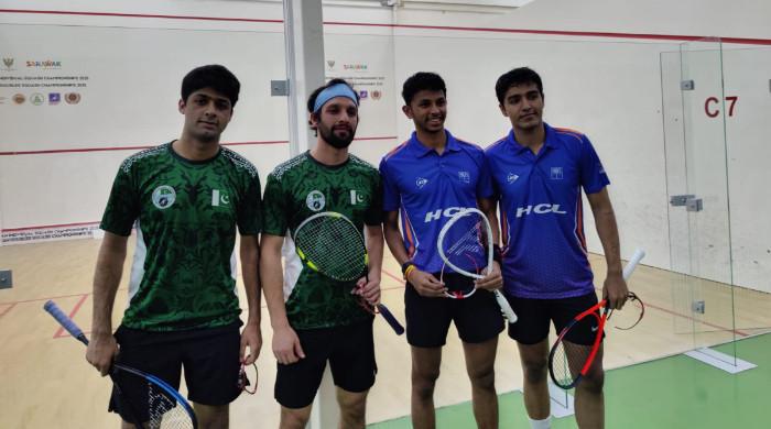 Pakistan Secures Silver in Asian Squash Doubles Championship