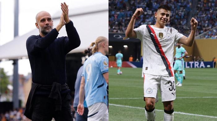 Pep Guardiola, Manchester City boss, hails rising star Claudio Echeverri