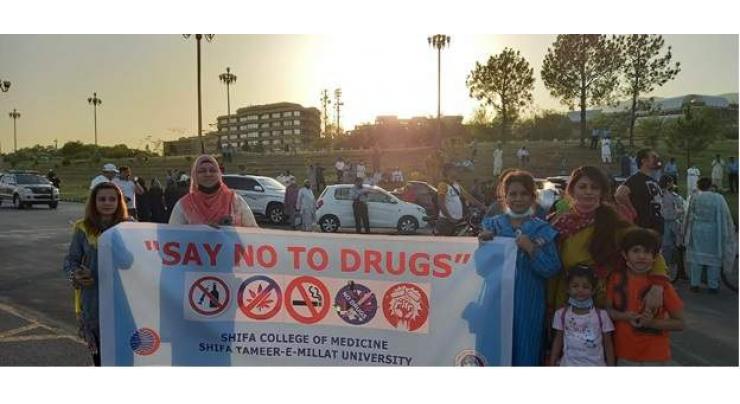 UAF Conducts Awareness Walk on International Day Against Drug Abuse