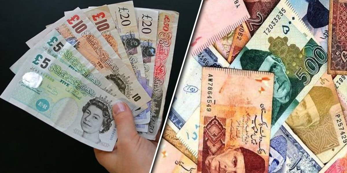 Pakistani Rupee Slumps to Rs 396 Against British Pound in Open Market
