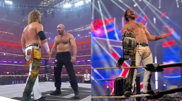 Adam Page overcomes Jon Moxley in a fierce Texas Death match