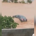 Heavy Rains in Twin Cities Cause Car to Be Swept Away in Islamabad