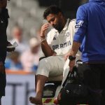 Injury forces Rishabh Pant off the field in fourth Test against England