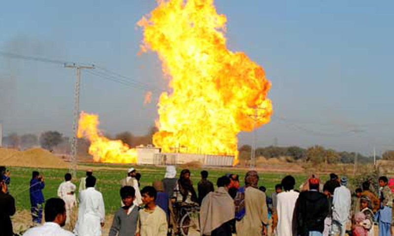 Gas Pipeline Supplying Punjab Blown Up in Lakki Marwat for Third Time in a Month