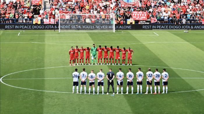 Liverpool honor Diogo Jota, Andre Silva before Preston friendly