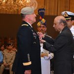 President bestows Nishan-e-Imtiaz upon US CENTCOM Commander