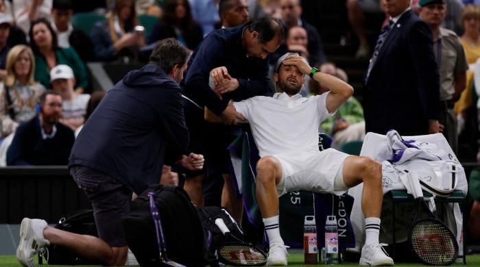 Sinner reaches Wimbledon quarter-final as Dimitrov withdraws due to injury