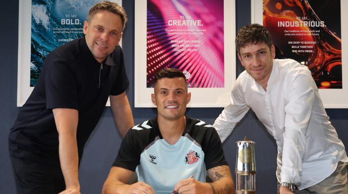 Sunderland signs Granit Xhaka from Bayer Leverkusen of Bundesliga